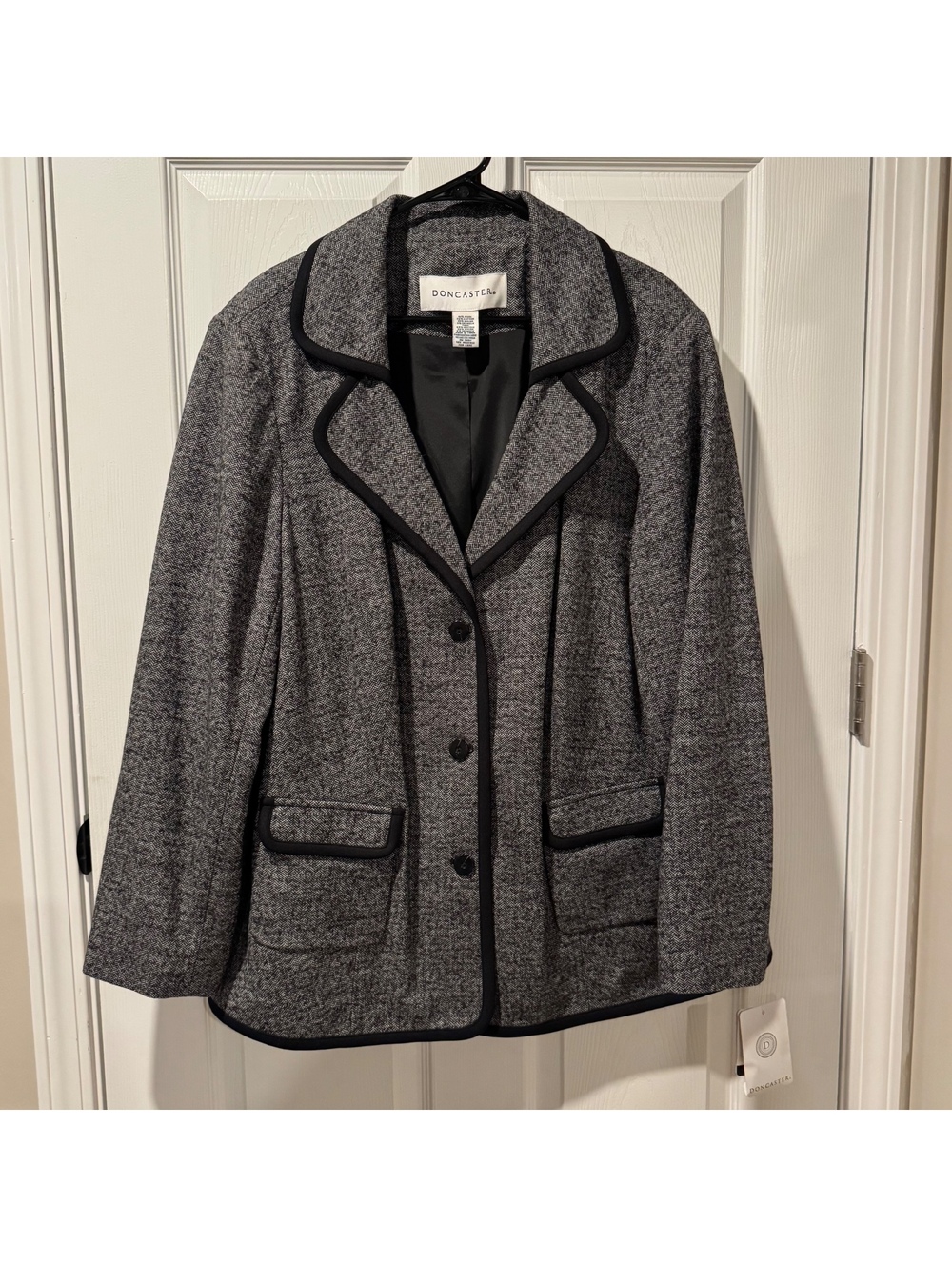 Vintage Doncaster Women's Wool Blend Blazer Size 22W